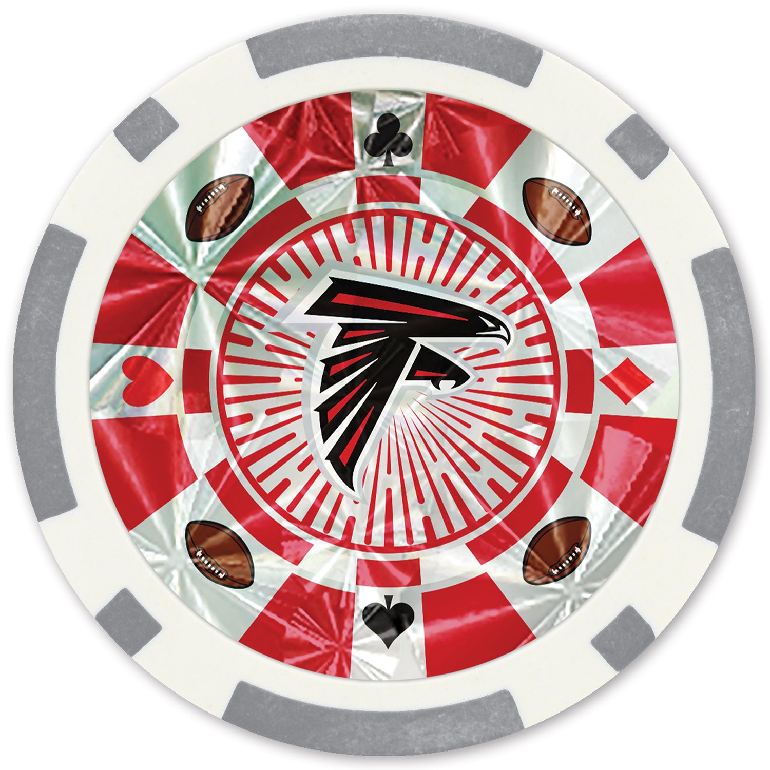 Atlanta Falcons NFL Poker Chips 20pc