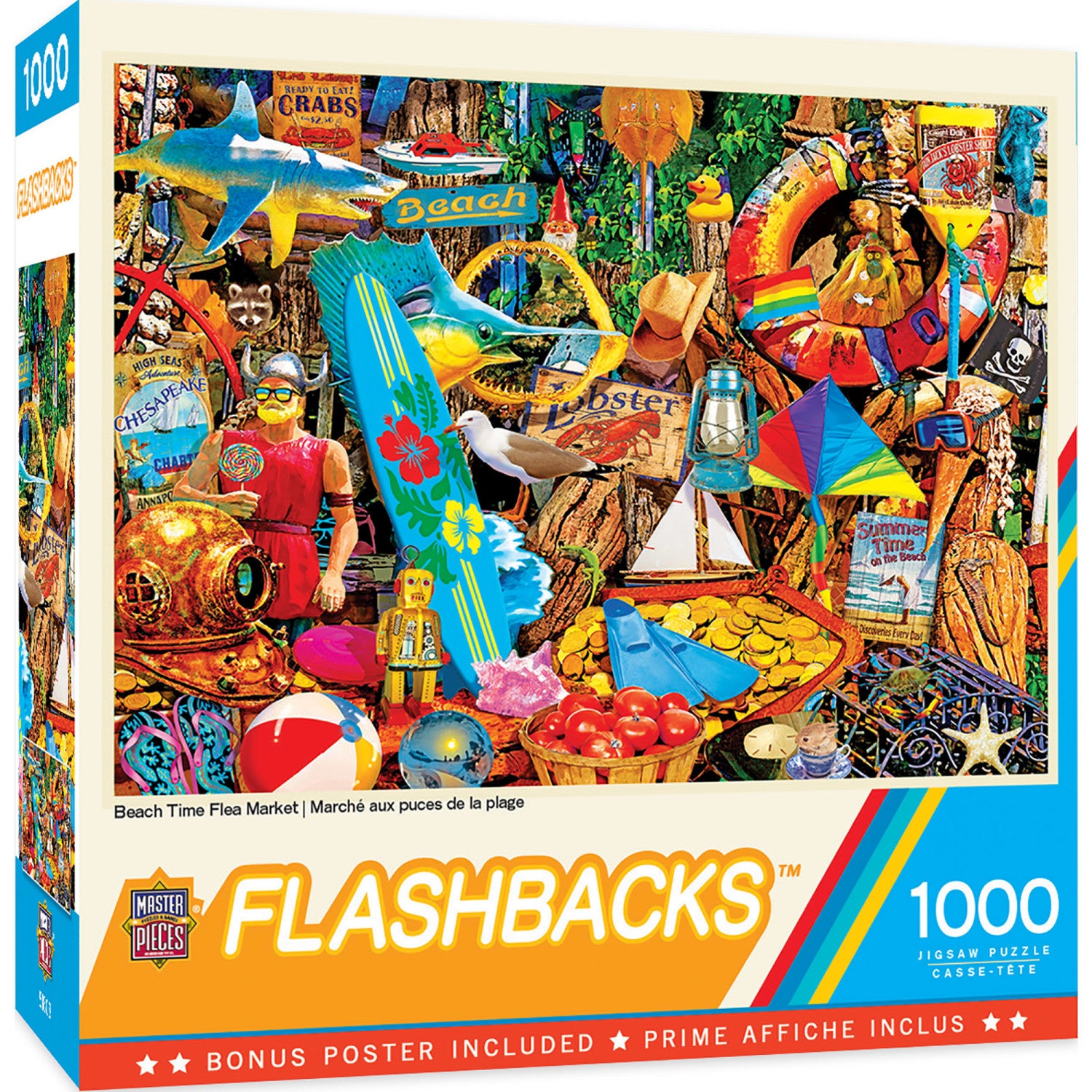 Flashbacks - Beach Time Flea Market 1000 Piece Jigsaw Puzzle