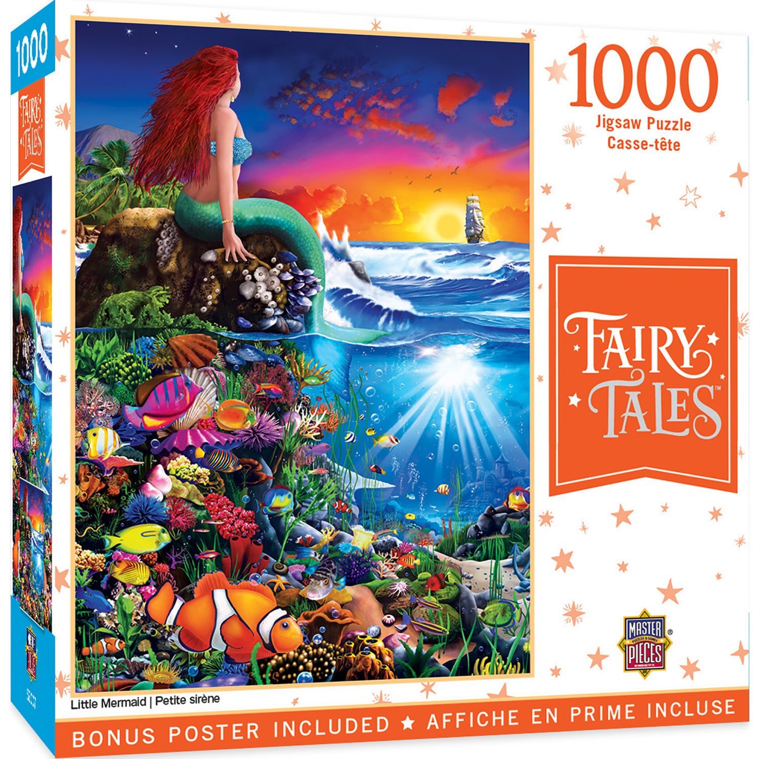Classic Fairy Tales - Little Mermaid 1000 Piece Jigsaw Puzzle