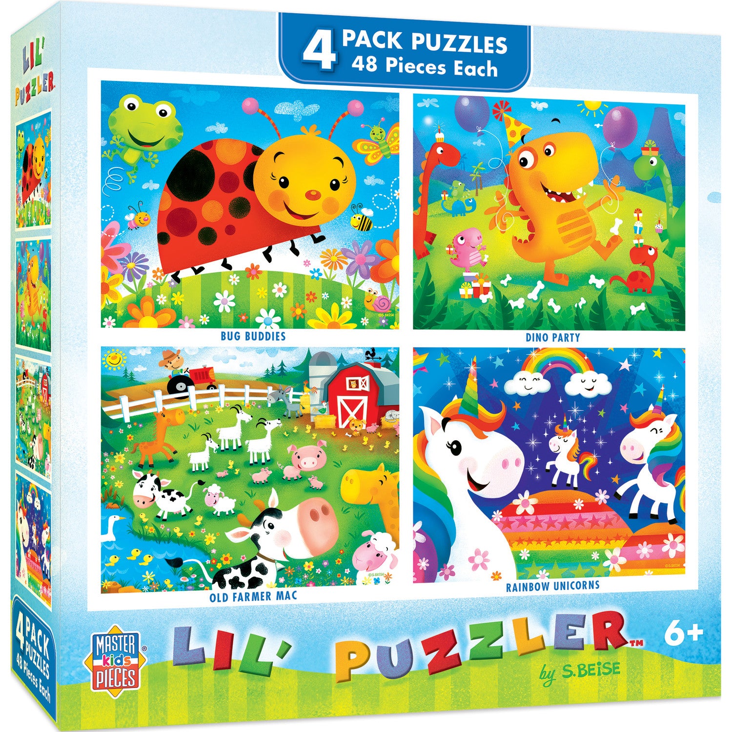 Lil Puzzler 4 Pack - 100 Piece Kids Puzzle