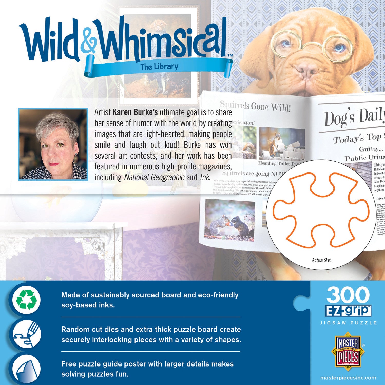 Wild & Whimsical - The Library 300 Piece Puzzle