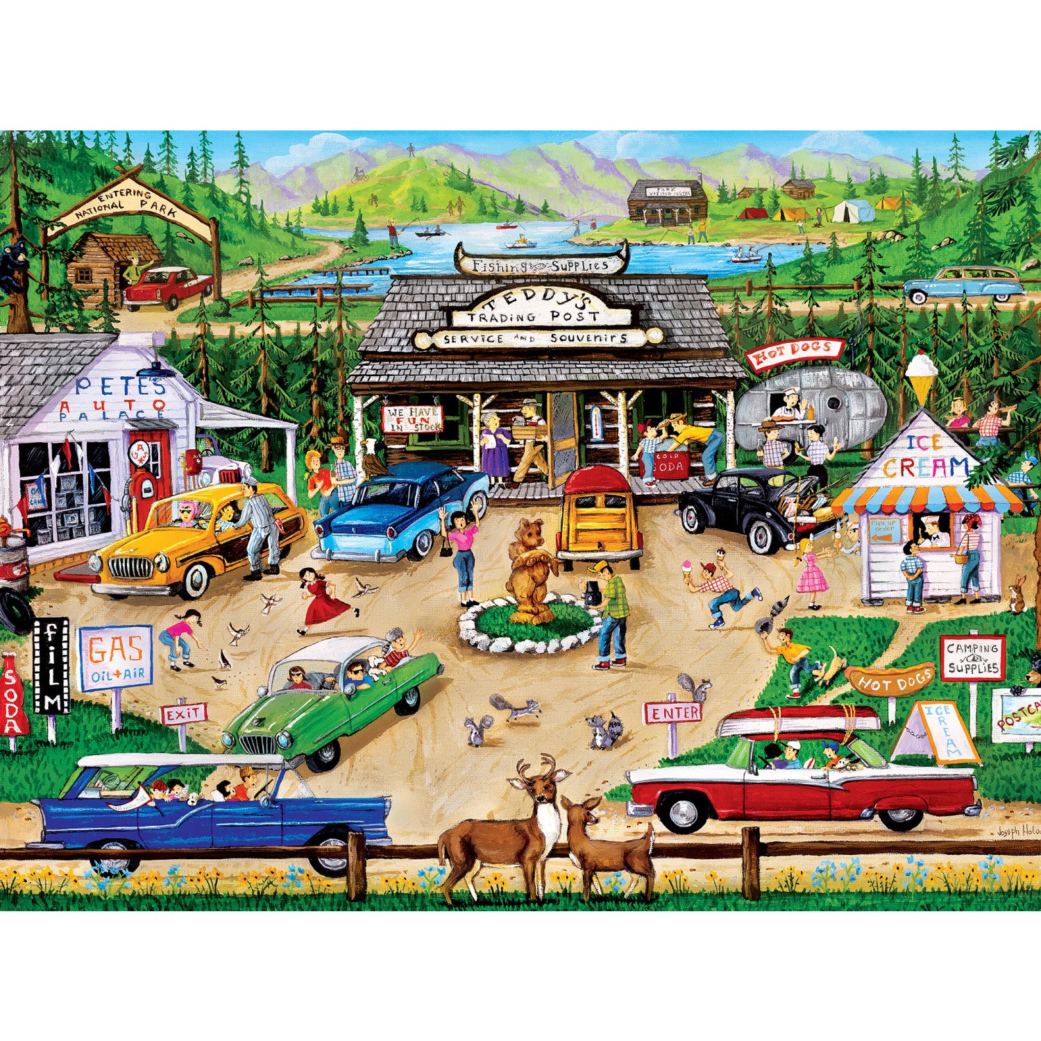 Greetings From - The National Parks 550 Piece Puzzle