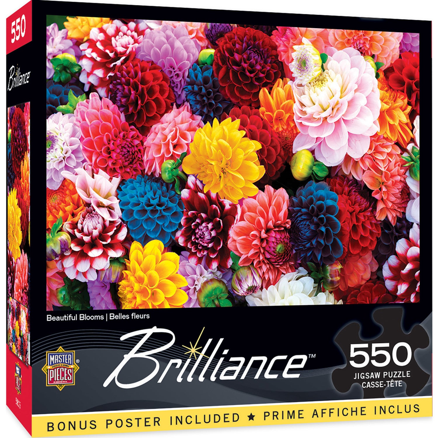 Brilliance - Beautiful Blooms 550 Piece Puzzle