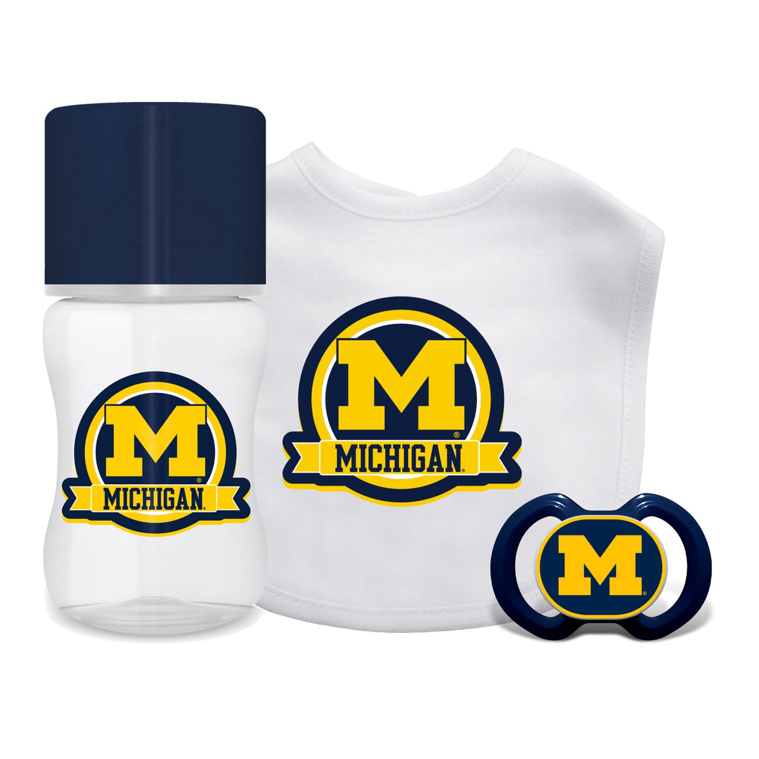 Michigan Wolverines - 3-Piece Baby Gift Set