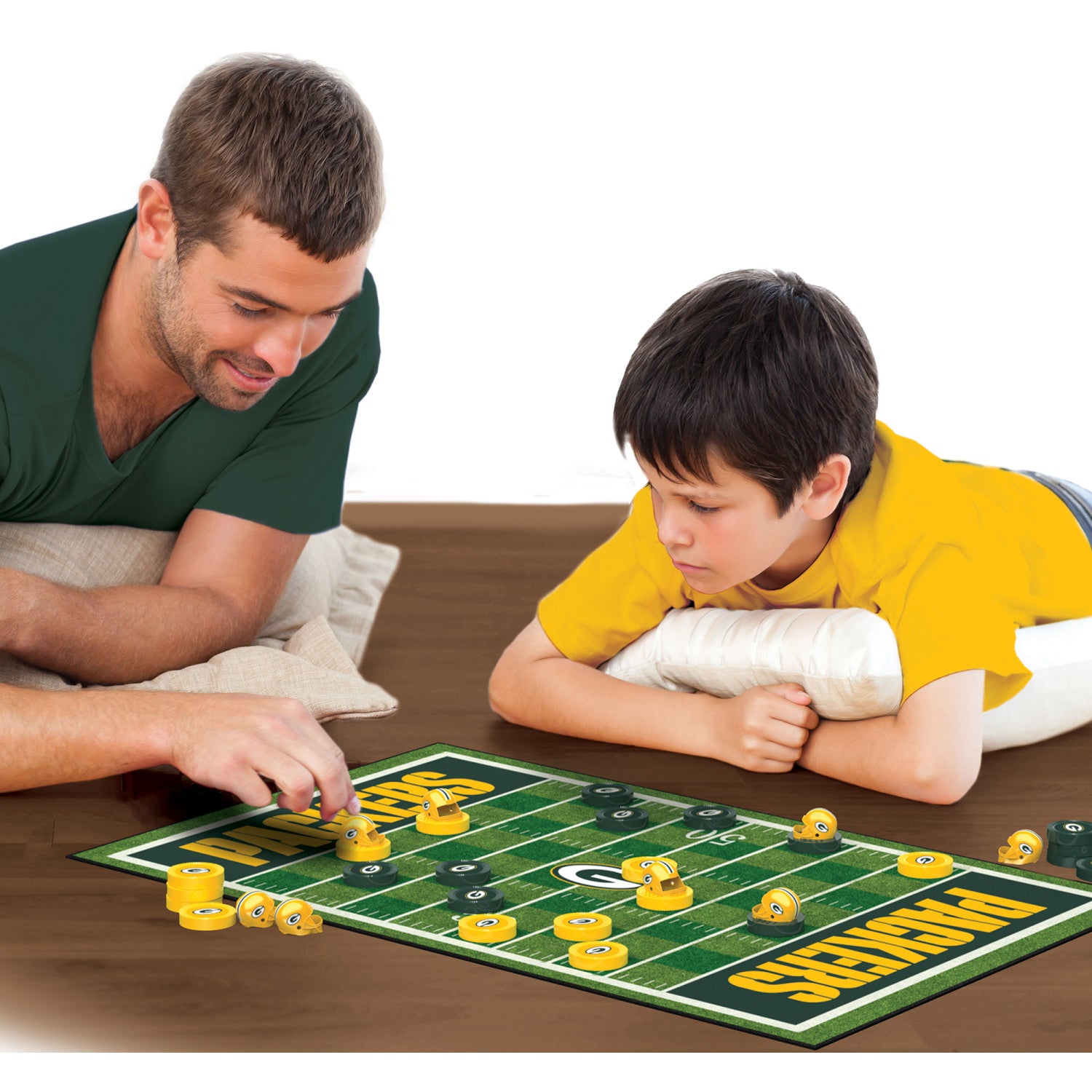 Green Bay Packers Checkers Board Game