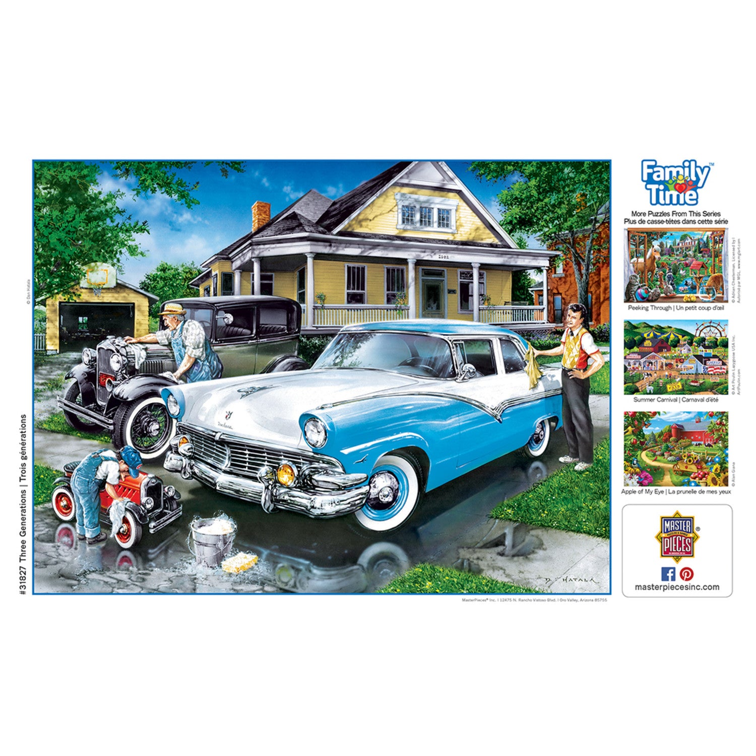 Family Time - Three Generations 400 Piece Puzzle