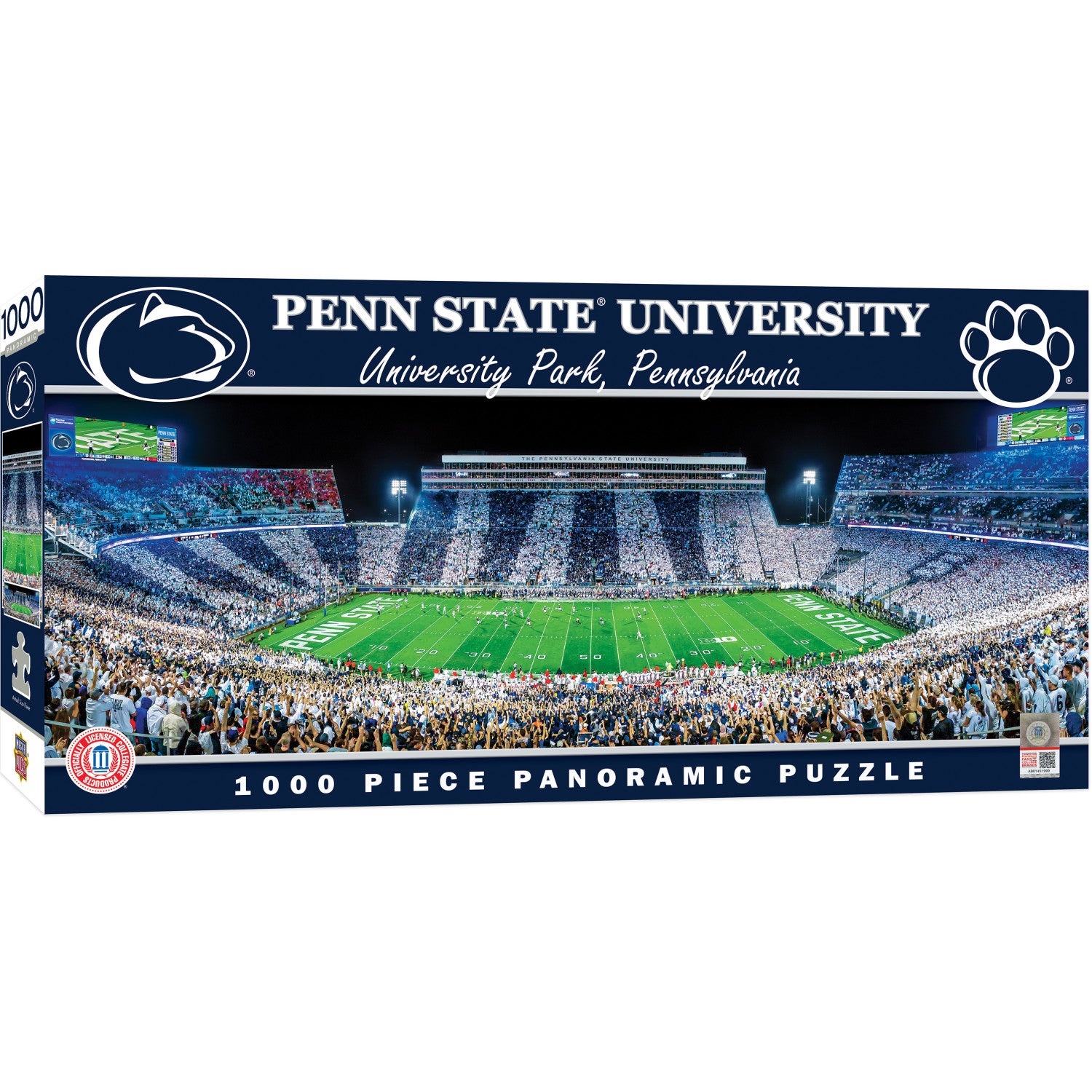 Penn State Nittany Lions - 1000 Piece Panoramic Jigsaw Puzzle - Center View