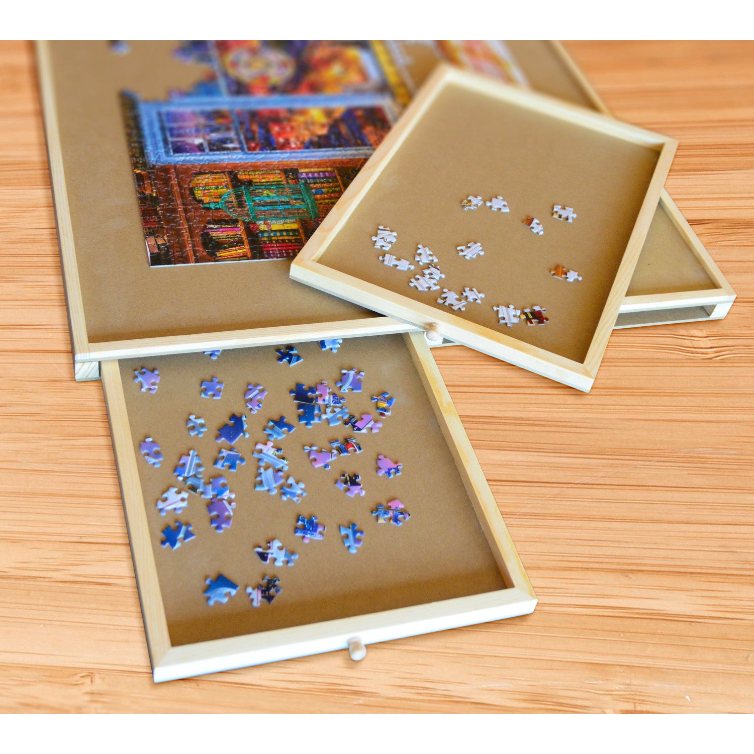 Jumbl 1500 Piece Puzzle Board, 27” x 35” Jigsaw Puzzle Table