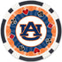 Auburn Tigers NCAA Poker Chips 100pc