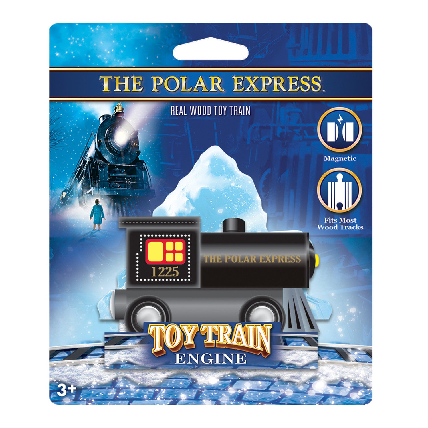 Polar Express Wood Train Engine