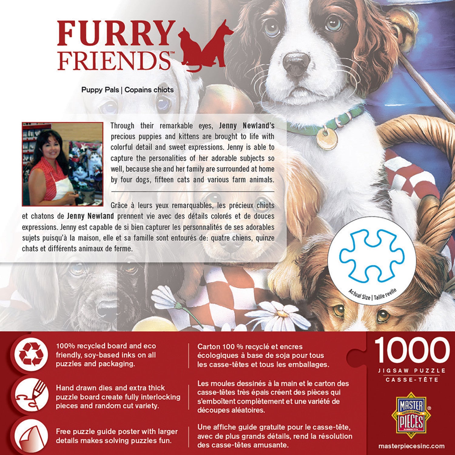 Furry Friends - Puppy Pals 1000 Piece Puzzle