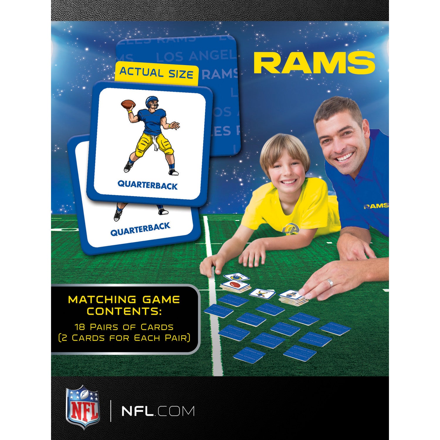 Los Angeles Rams Matching Game