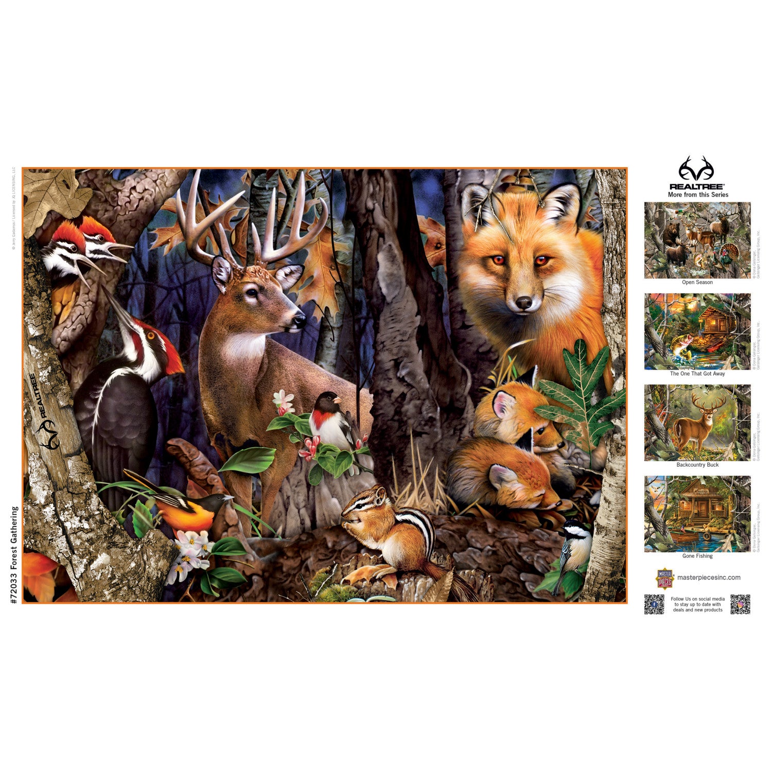 Realtree - Forest Gathering 1000 Piece Puzzle