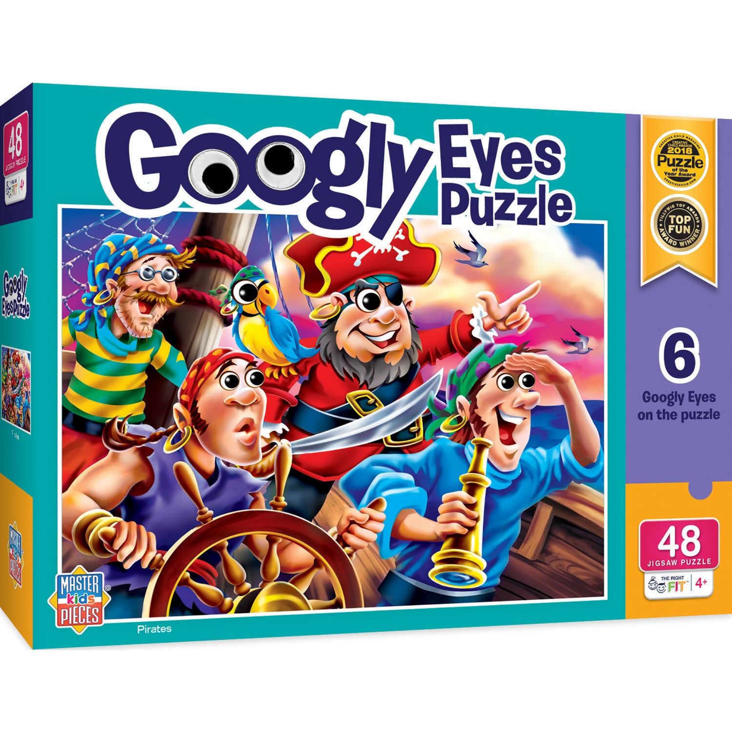 Googly Eyes - Pirates 48 Piece Jigsaw Puzzle