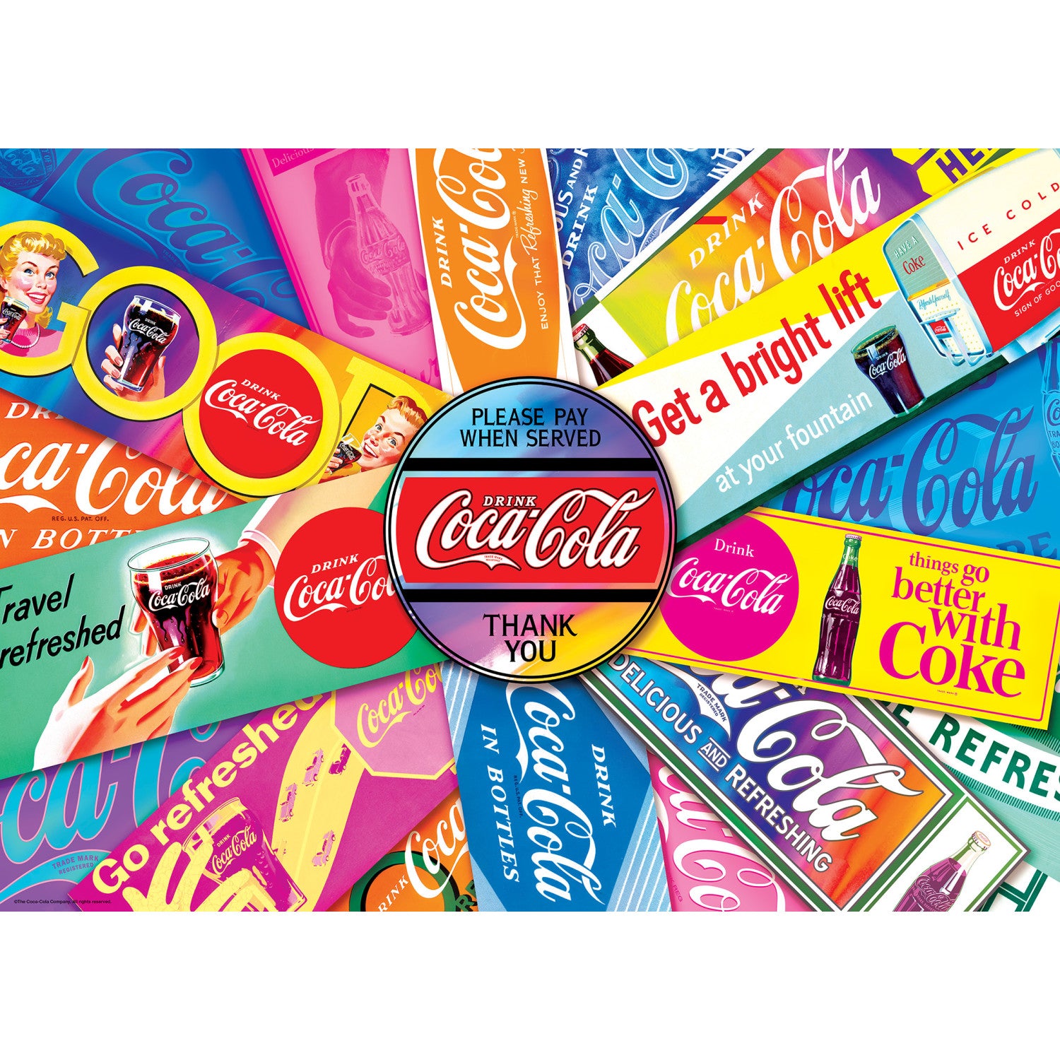 Coca-Cola - Signs of the Times 1000 Piece Puzzle