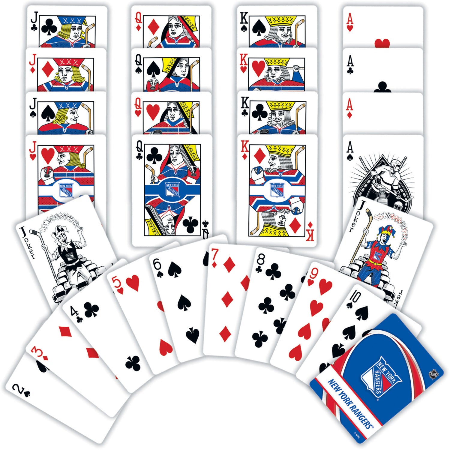 New York Rangers NHL Playing Cards