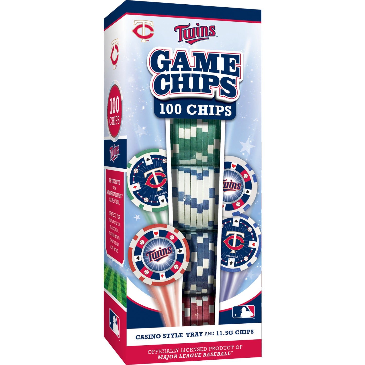 Minnesota Twins 100 Piece Poker Chips