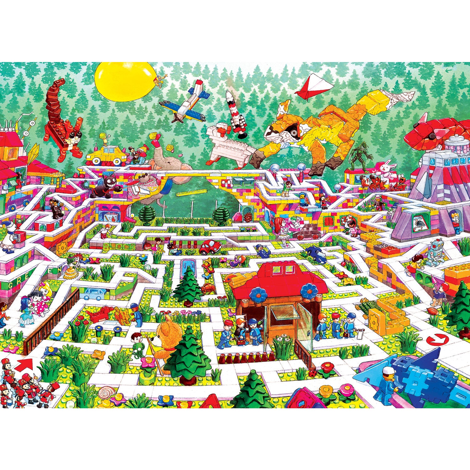 A-Maze-ing - Toy Blocks 200 Piece Puzzle