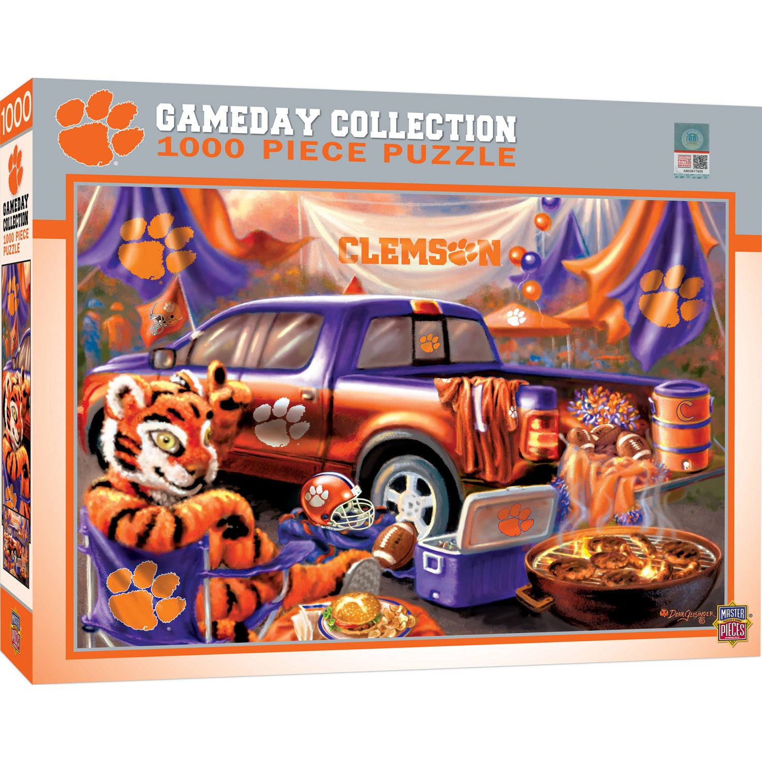 Clemson Tigers - Gameday 1000 Piece Jigsaw Puzzle
