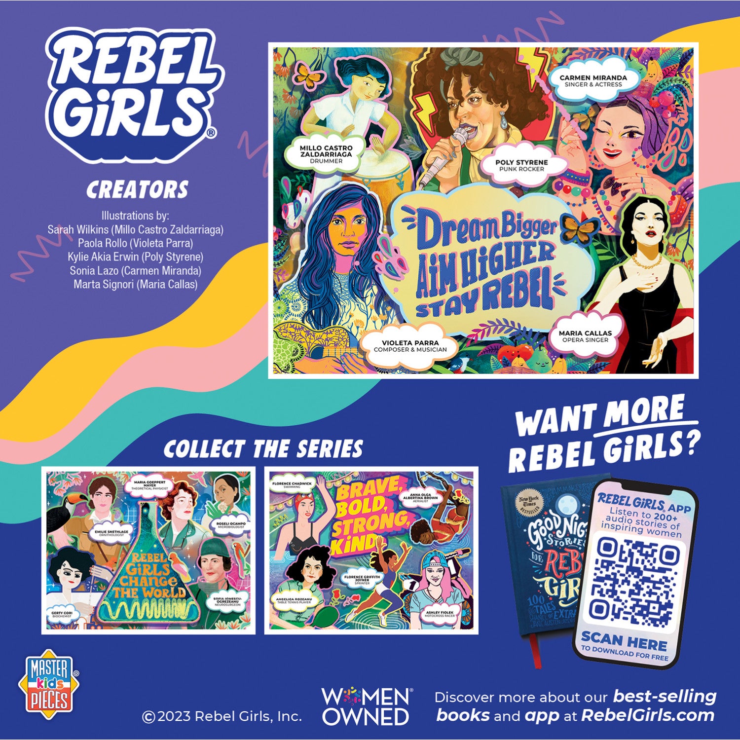 Rebel Girls - Creators 100 Piece Puzzle