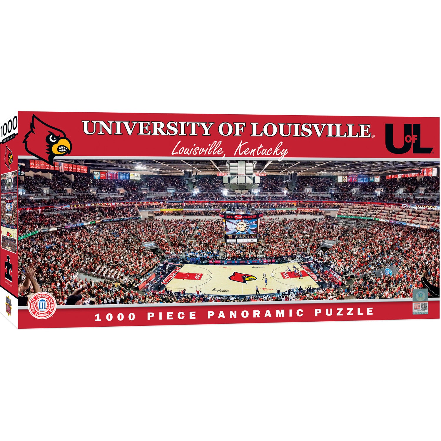 Louisville Cardinals - 1000 Piece Panoramic Puzzle