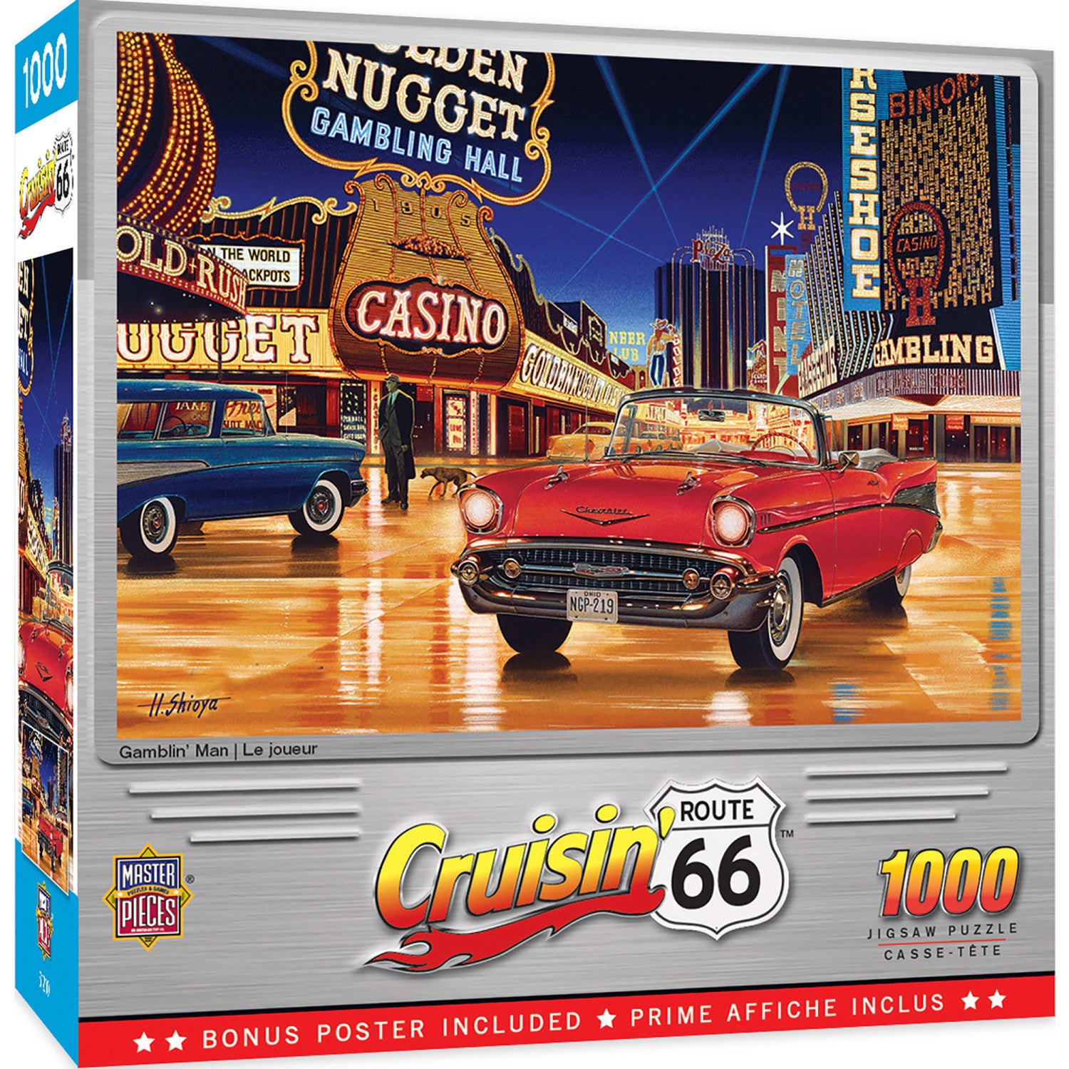 Cruisin' Route 66 - Gamblin' Man 1000 Piece Jigsaw Puzzle