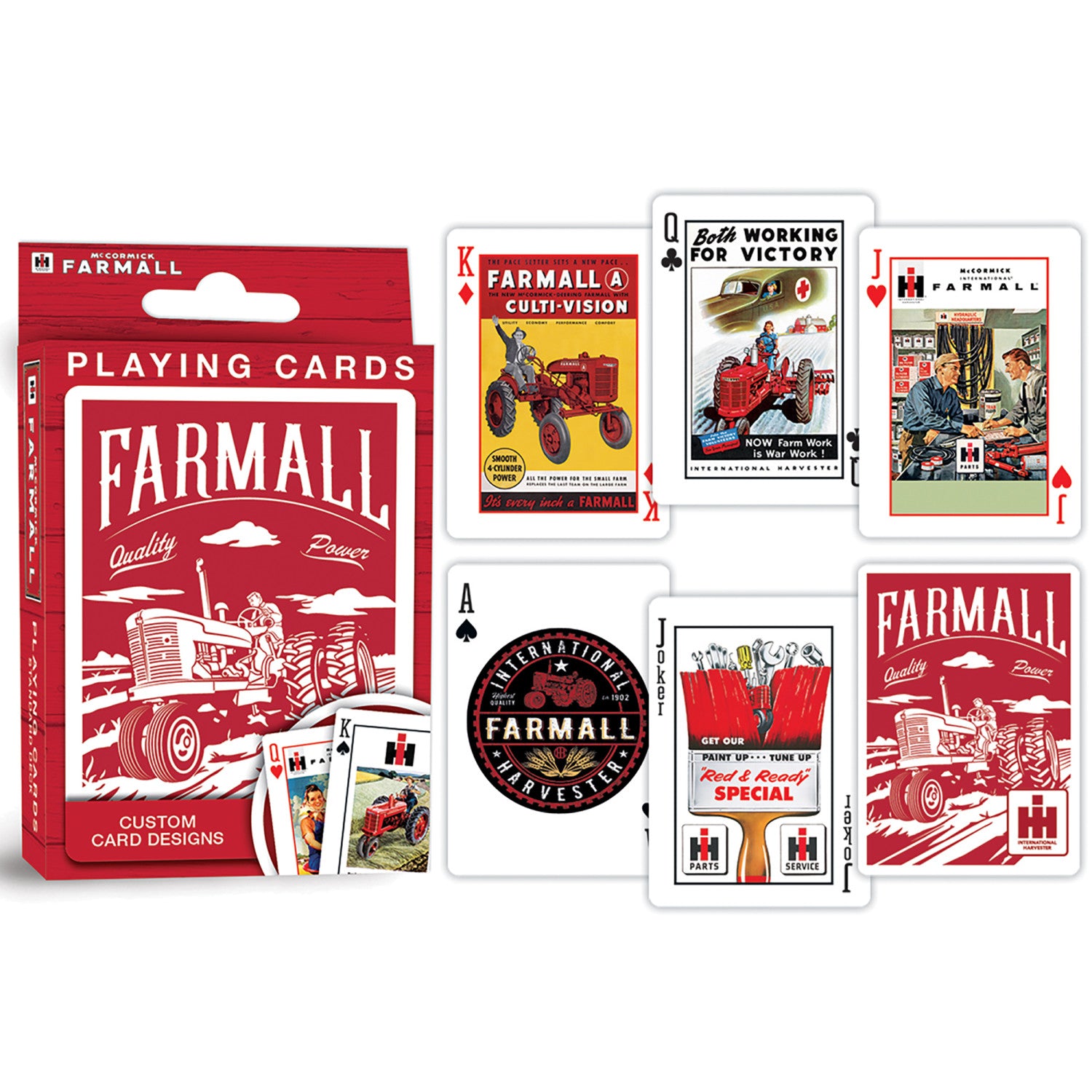 Case IH - Farmall Playing Cards - 54 Card Deck