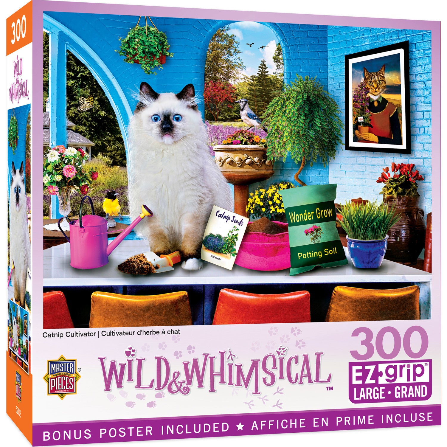 Wild & Whimsical - Catnip Cultivator 300 Piece EZ Grip Puzzle