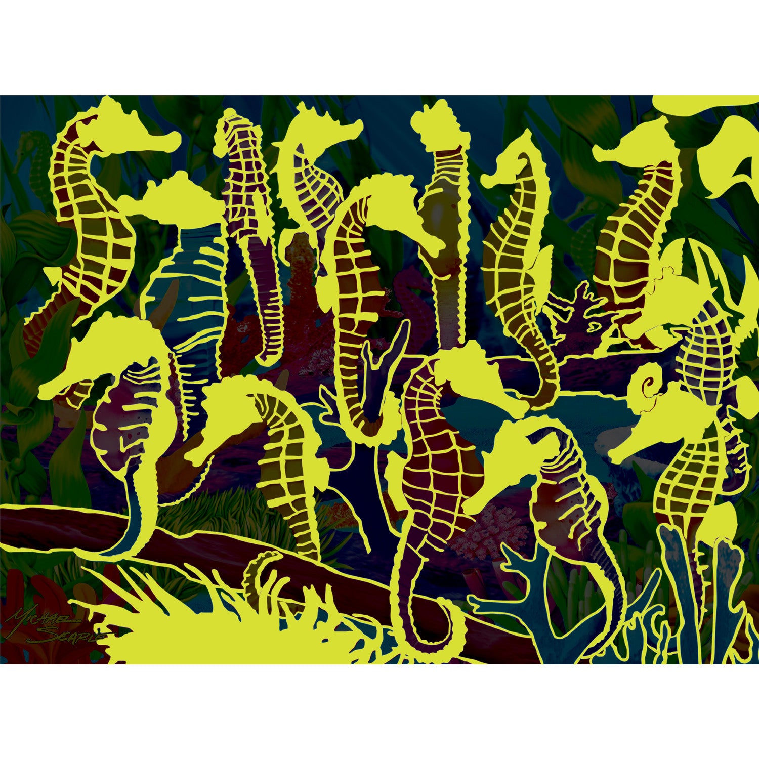 Glow in the Dark - Singing Seahorses 300 Piece Puzzle