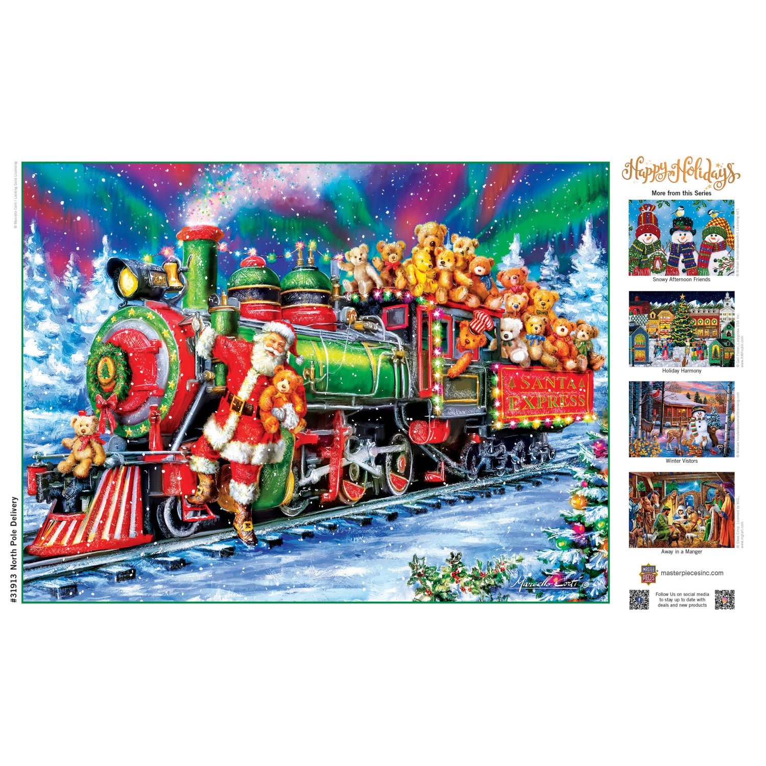 Happy Holidays - North Pole Delivery 300 Piece EZ Grip Puzzle