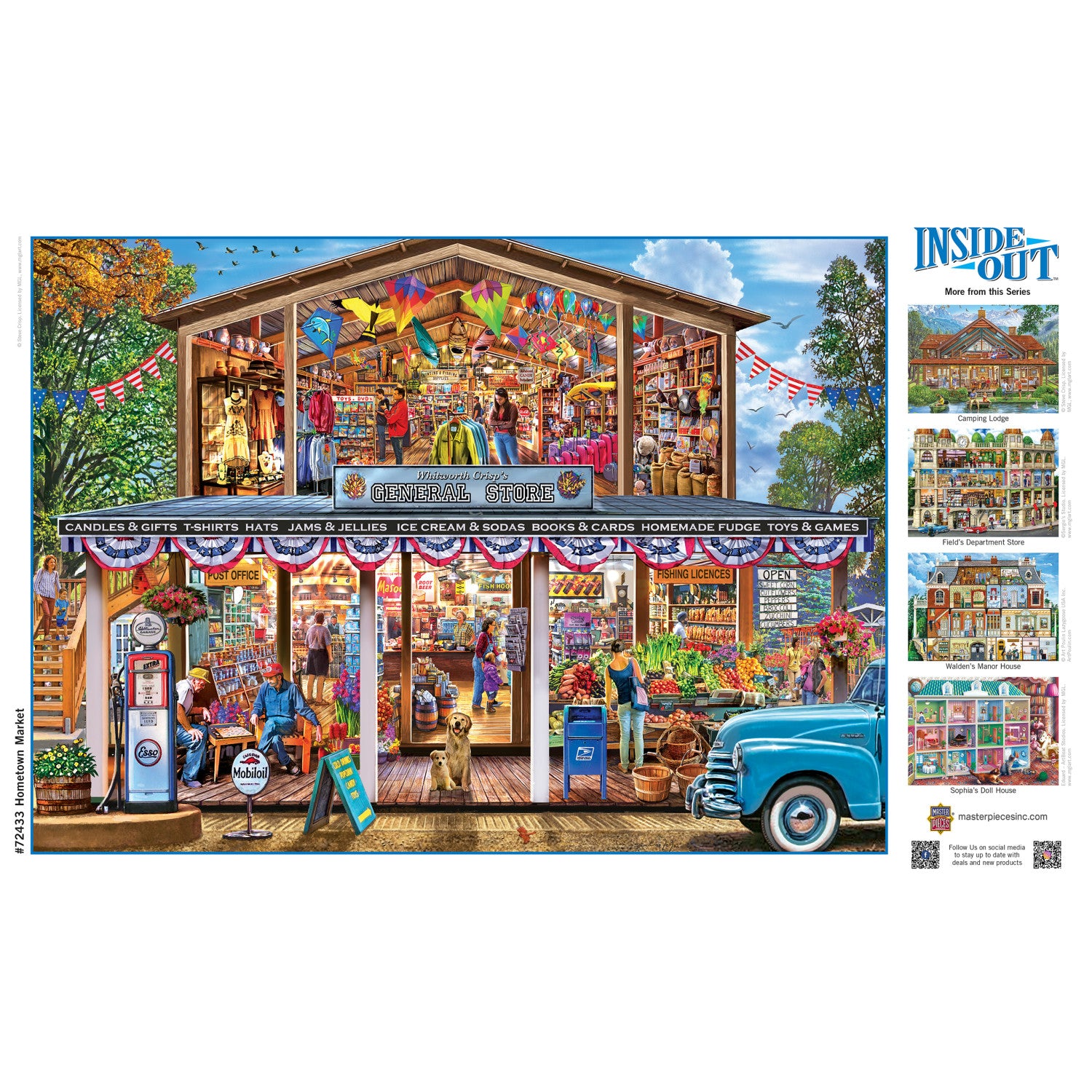 Inside Out - Hometown Market 1000 Piece Jigsaw Puzzle