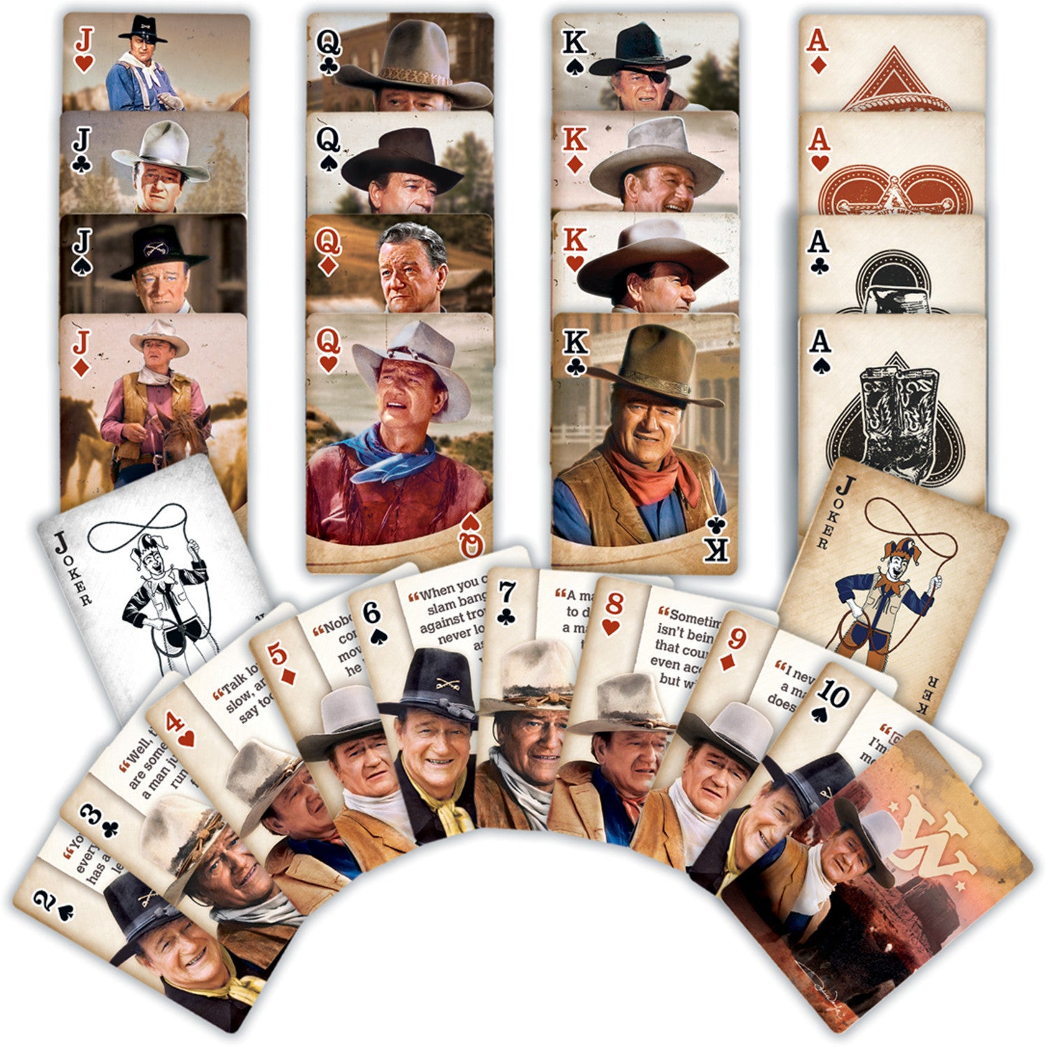 John Wayne Playing Cards