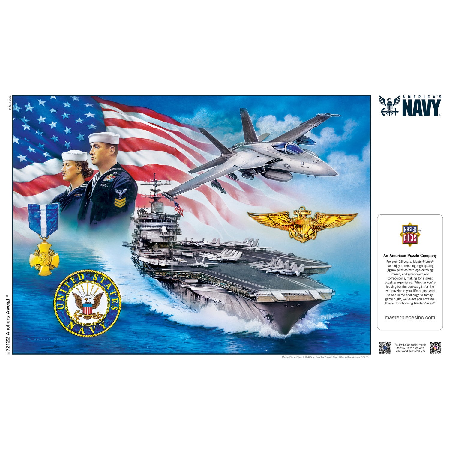 America's Navy - Anchors Away 1000 Piece Jigsaw Puzzle