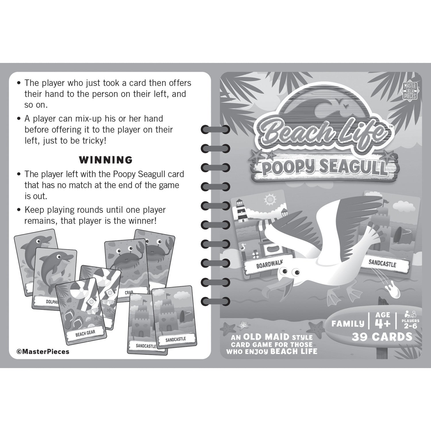 Beach Life - Poopy Seagull Card Game