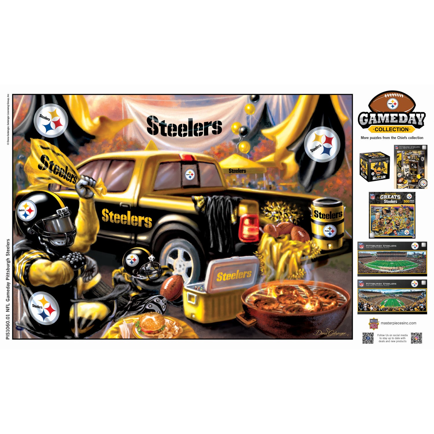 Pittsburgh Steelers - Gameday 1000 Piece Jigsaw Puzzle