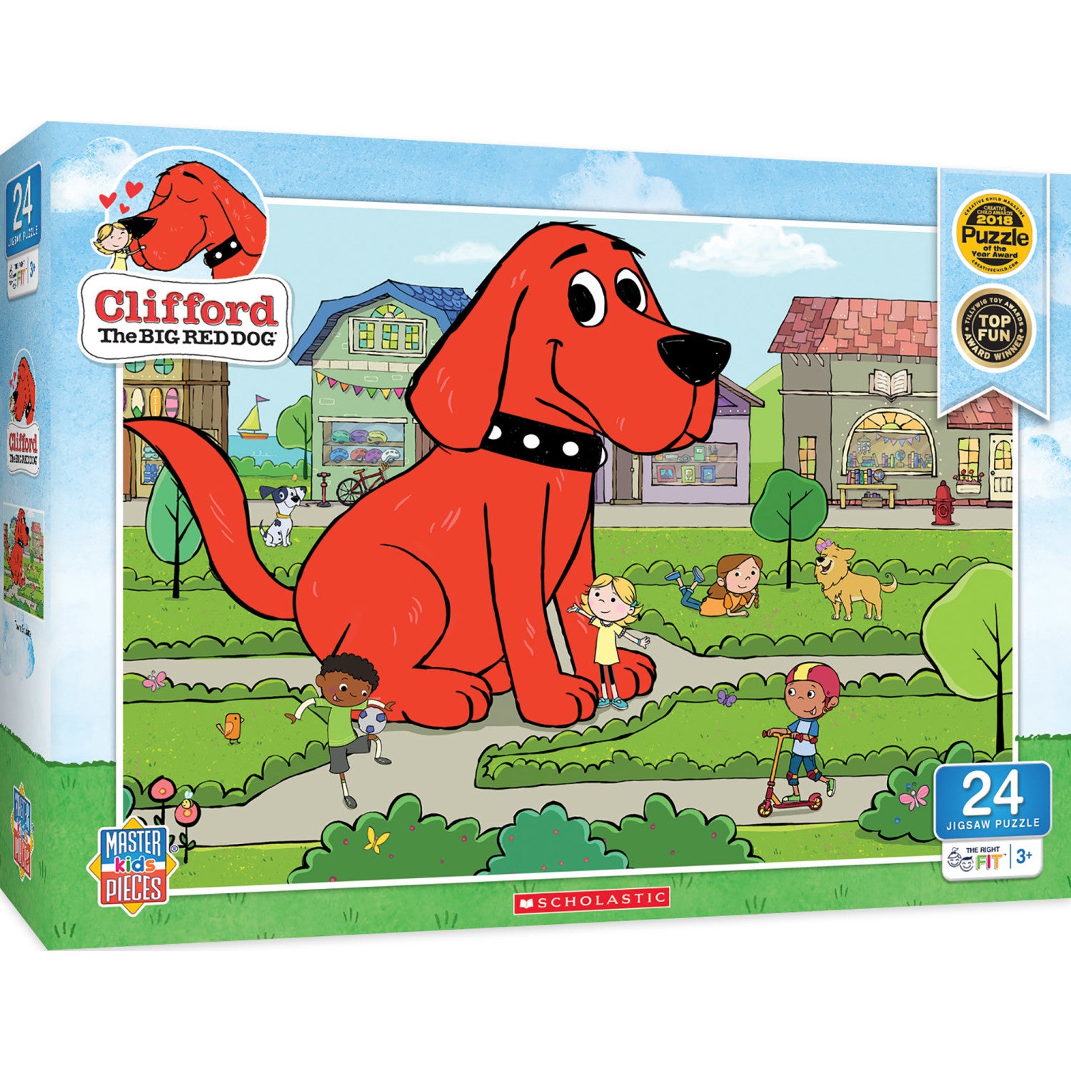 Clifford - Town Square 24 Piece Puzzle