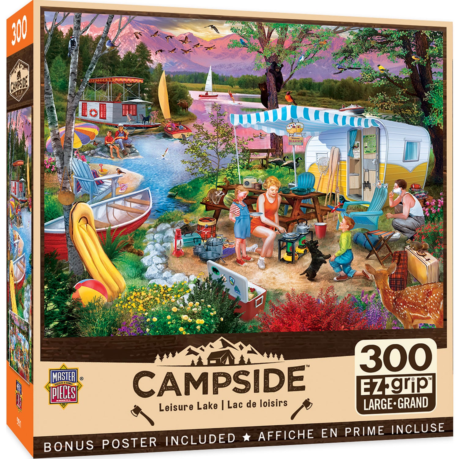Campside - Leisure Lake 300 Piece EZ Grip Jigsaw Puzzle