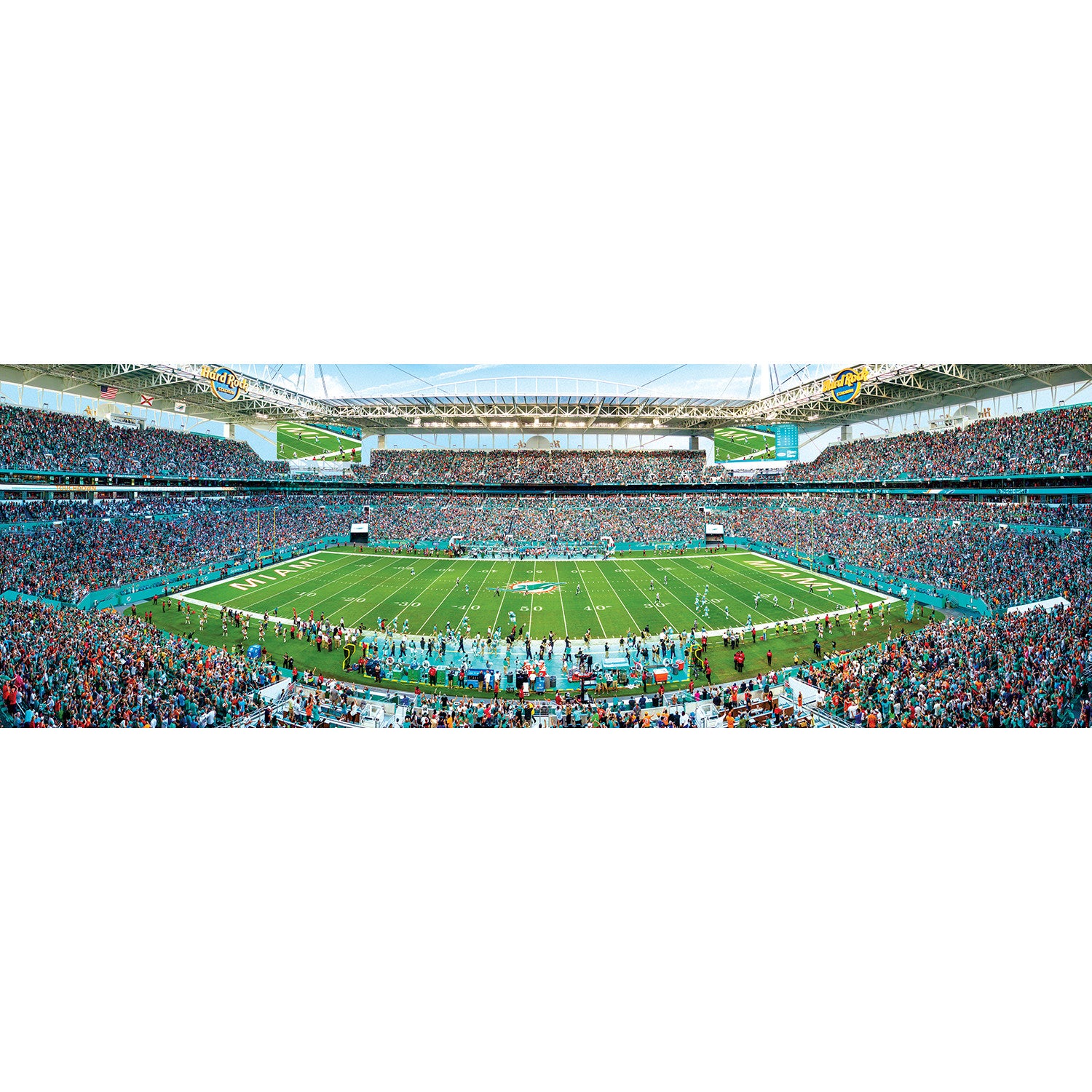 Miami Dolphins NFL 1000pc Panoramic Puzzle