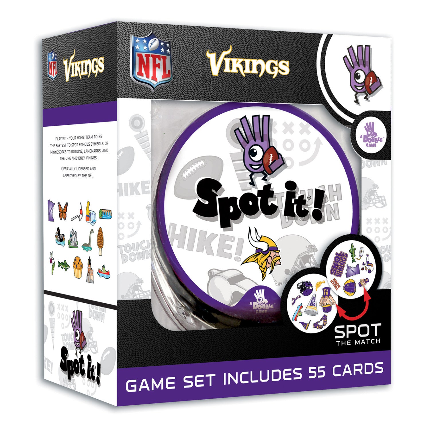 Minnesota Vikings Spot It! Card Game