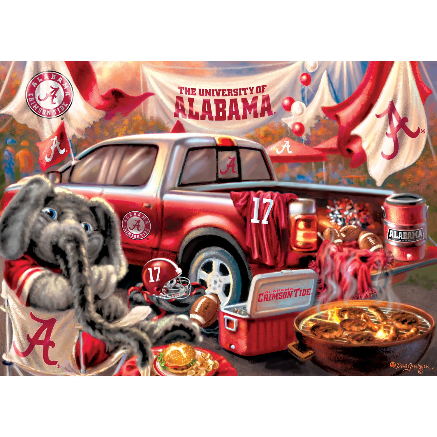 Alabama Crimson Tide NCAA Gameday 1000pc Puzzle