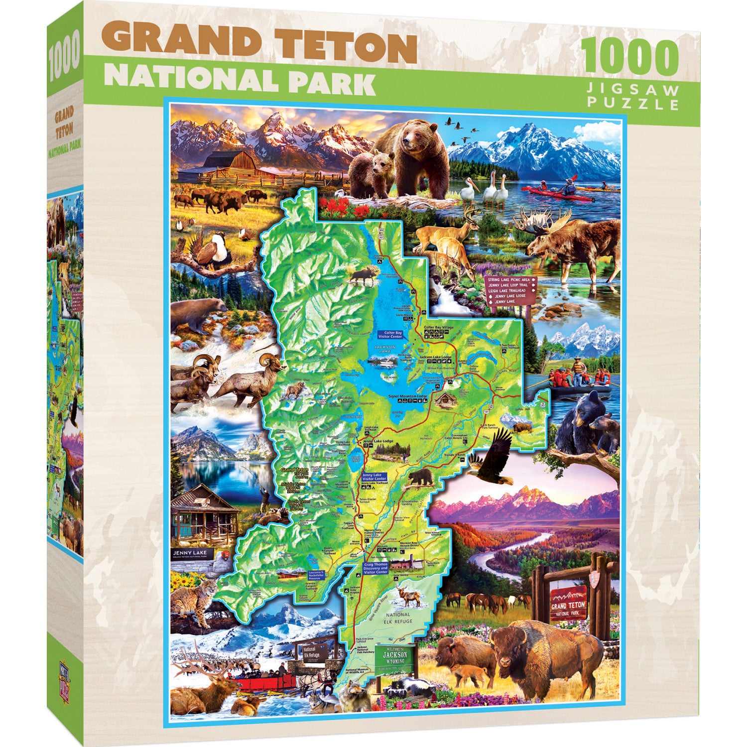National Parks - Grand Teton National Park 1000 Piece Puzzle
