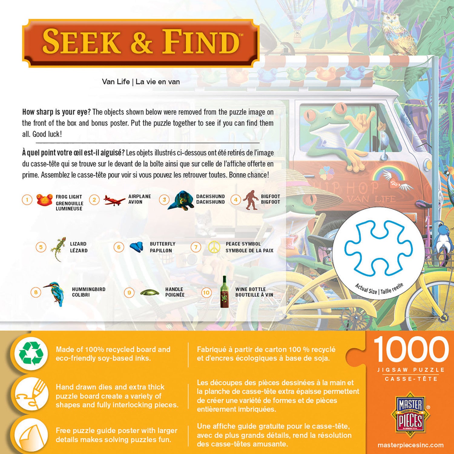 Seek & Find - Van Life 1000 Piece Puzzle