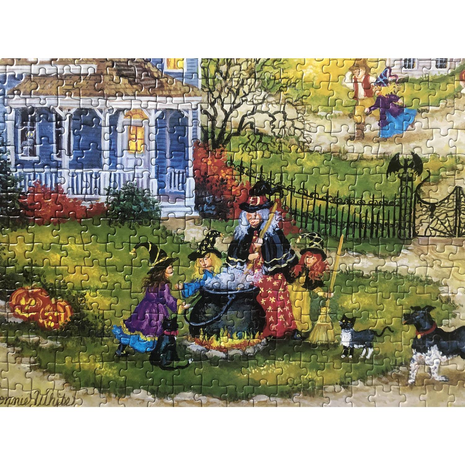 Glow in the Dark - Three Little Witches 1000 Piece Jigsaw Puzzle