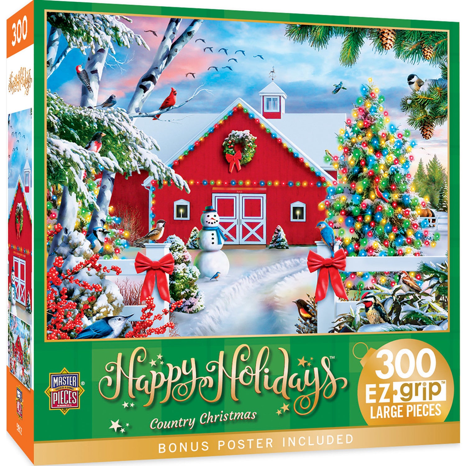 Happy Holidays - Country Christmas 300 Piece EZ Grip Puzzle