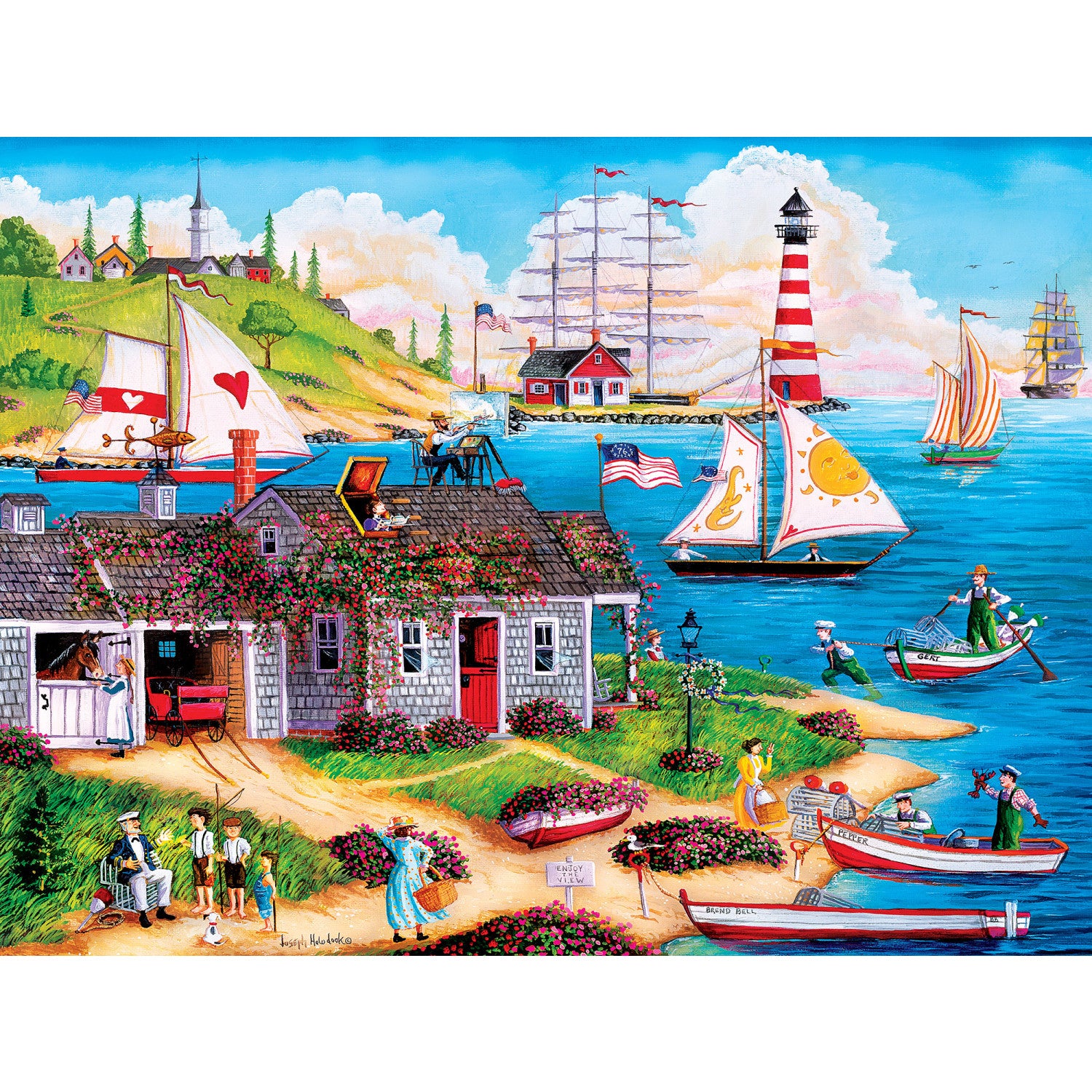 Town & Country - Painter's Point 300 Piece EZ Grip Puzzle