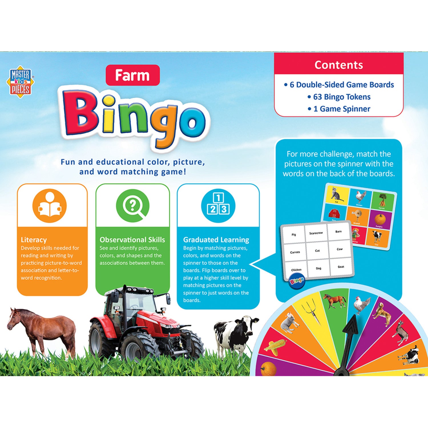 Farm Bingo Game