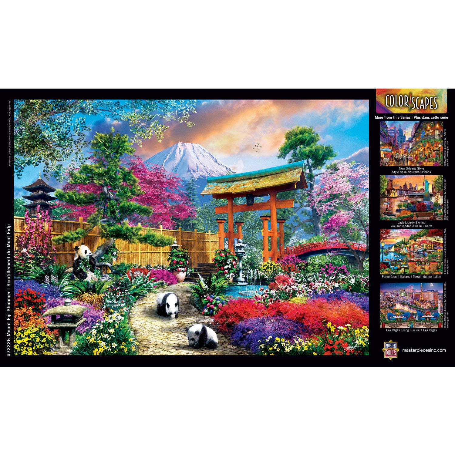 Colorscapes - Lady Liberty Skyline - 1000 Piece Puzzle