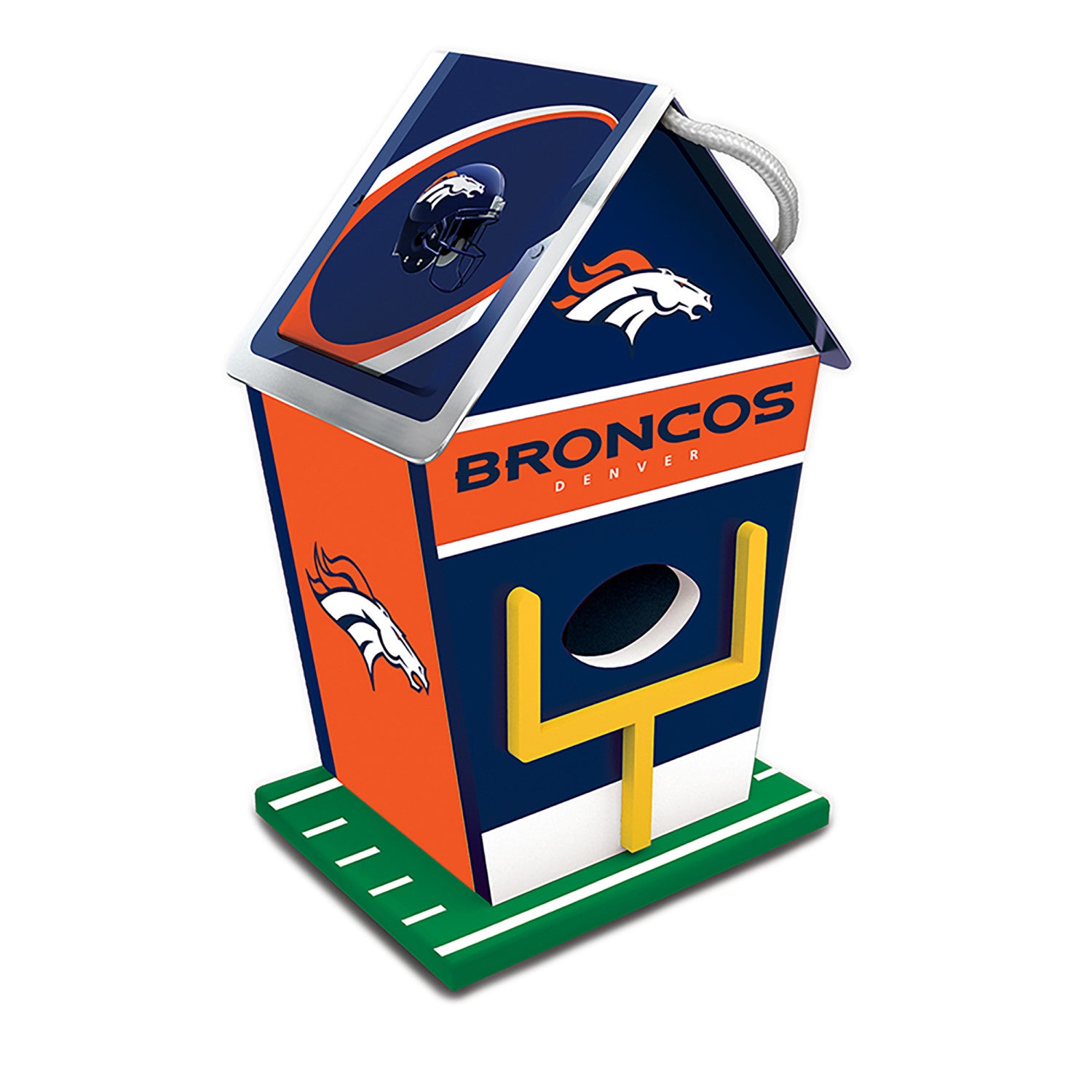 Denver Broncos Birdhouse