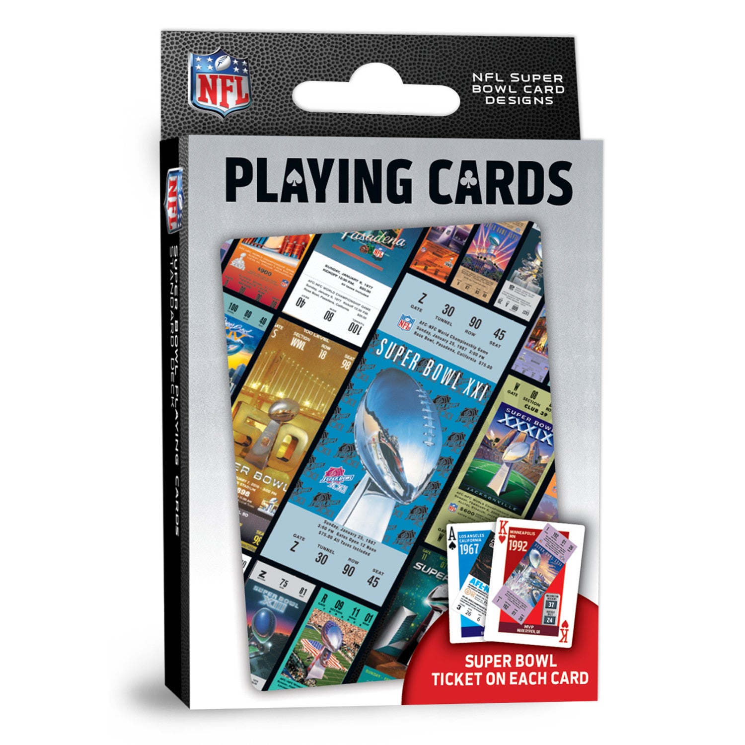 NFL Super Bowl Ticket Playing Cards - 54 Card Deck