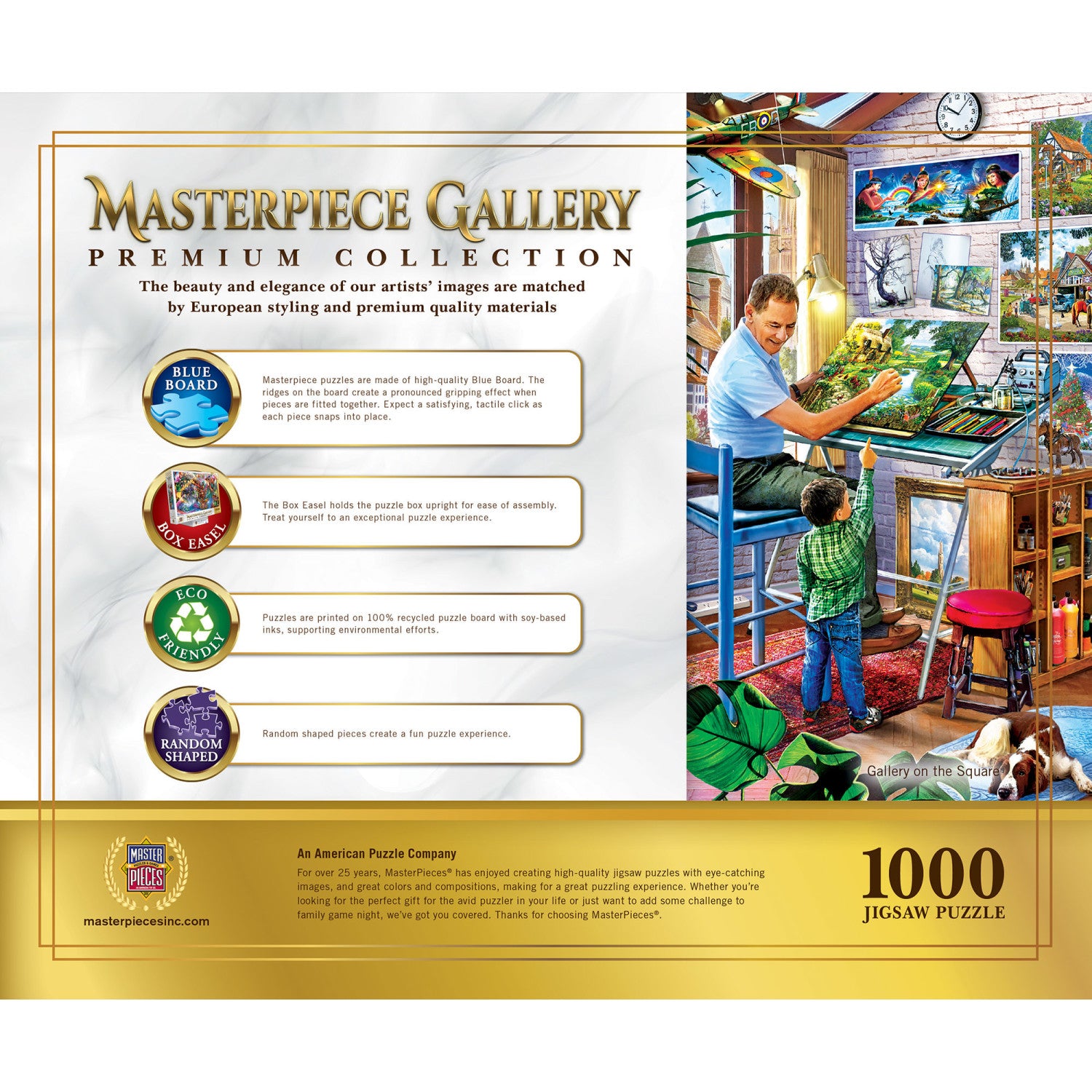 MasterPiece Gallery - Gallery on the Square 1000 Piece Puzzle